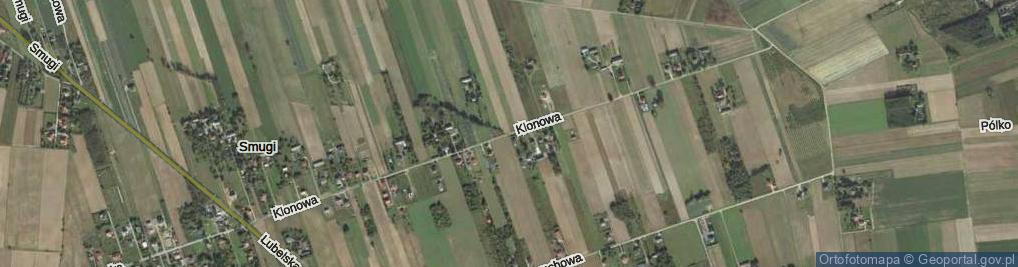 Zdjęcie satelitarne Klonowa ul.